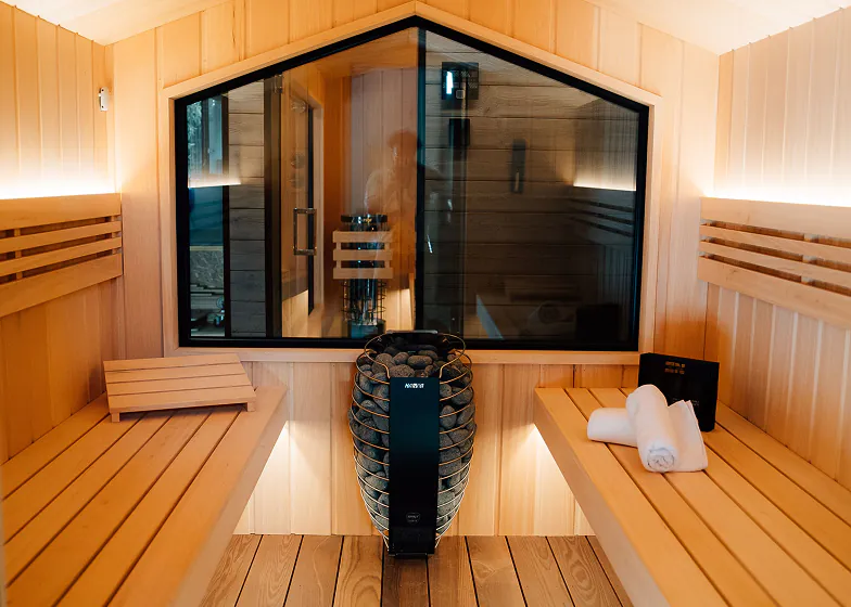 Finitions bois sauna sur mesure, C2K Charpente Allinges